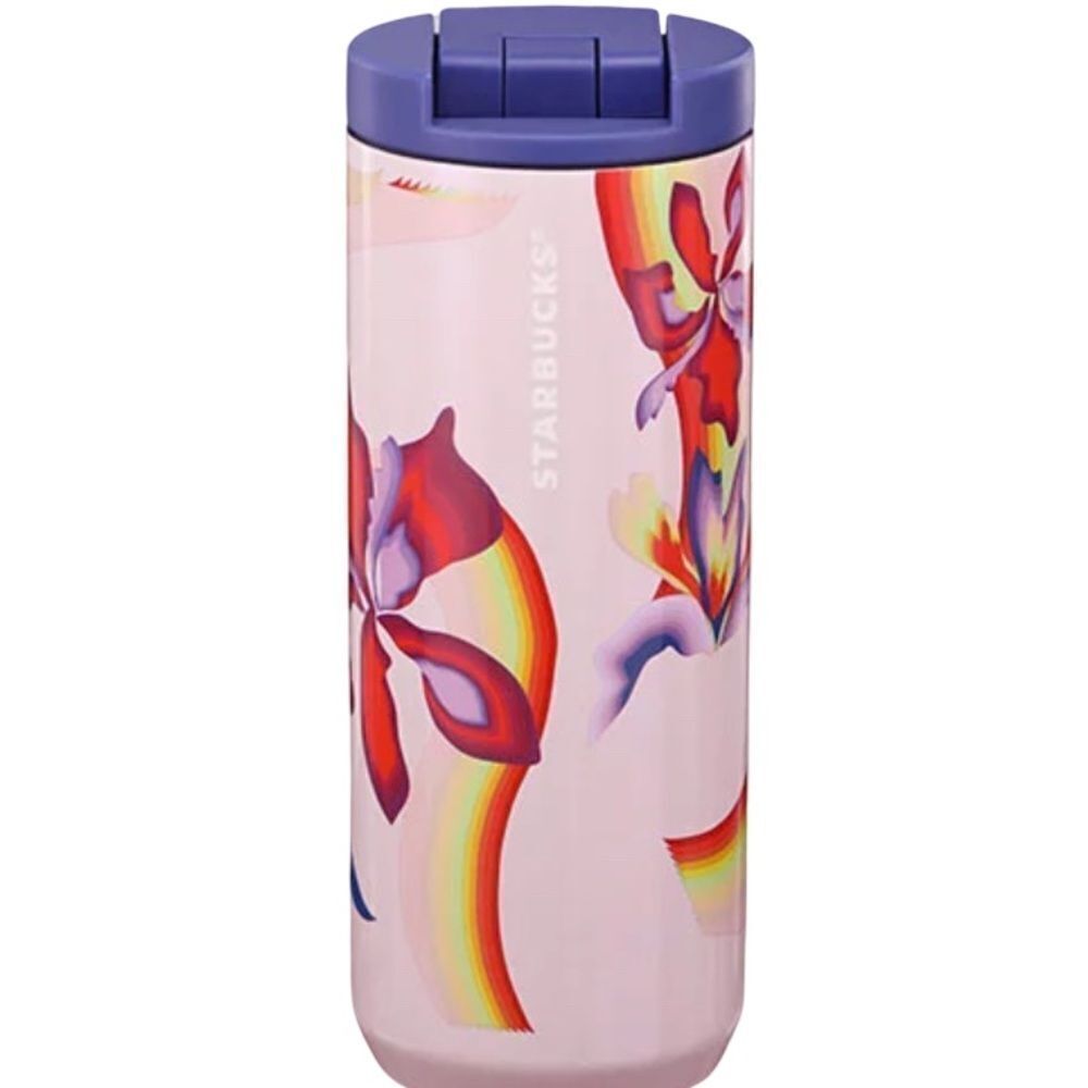 Starbucks 2025 Floral Iridescent Tumbler
